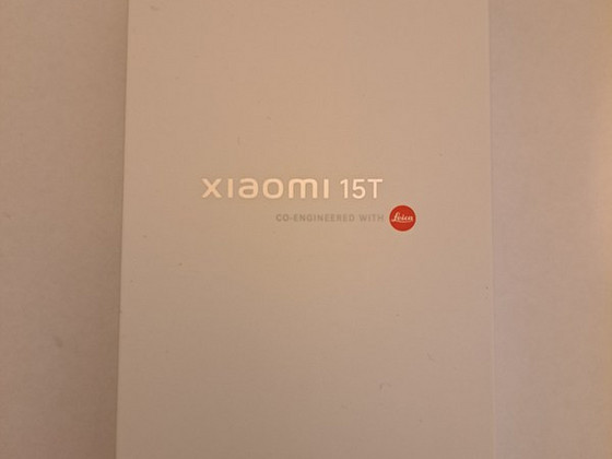 Xiaomi 15T 5G 12/256GB uus