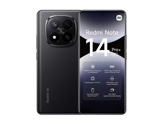 Xiaomi Redmi Note 14 Pro+ 5G 12/512GB Midnight Black