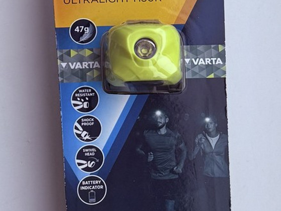 Varta Outdoor Sports Ultralight H30R 300LM , Yellow / White