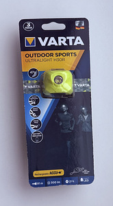 Varta Outdoor Sports Ultralight H30R 300LM , Yellow / White (1 фото из 4)