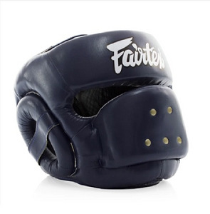 Headguard Fairtex Full Face Leather. Шлем для бокса и ММА (1 фото из 2)