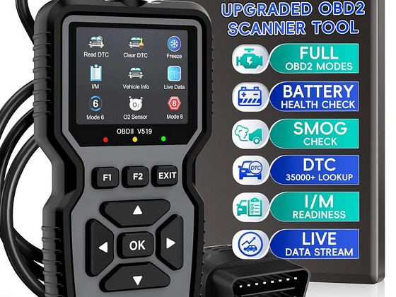 OBD2 V519 scanner autodele (TÄIUSTATUD)