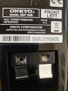Onkyo kõlaride komplekt 5.0 (5 foto / 5)