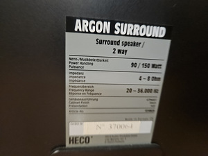 Heco Argon Surround (6 фото из 8)