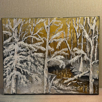 "Talvemets" Nikolai Shoshin, 2018-2020, õli, lõuendil