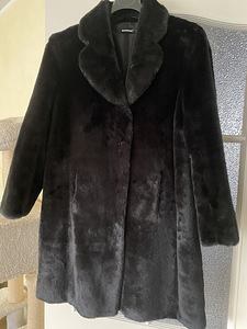 Uus kunstkarusnahast mantel, XL/XXL (2 foto / 4)