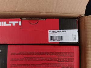 HAS Анкер HILTI (5шт в упаковке) HAS-5.8 M16x125/38 (2 фото из 4)