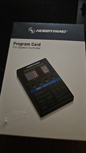 Hobbywing program card, multifuncional LCD program box (1 foto / 4)