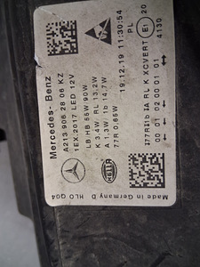 Mercedes esituled a2139062806kz . A2139067506kz (9 foto / 10)