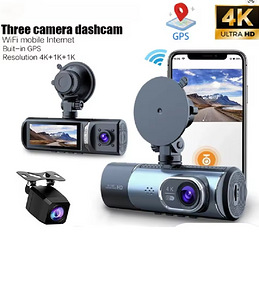 AUTO PARDAKAAMERA 4K, 5GHz WiFi, GPS, 128GB kaart (1 foto / 10)