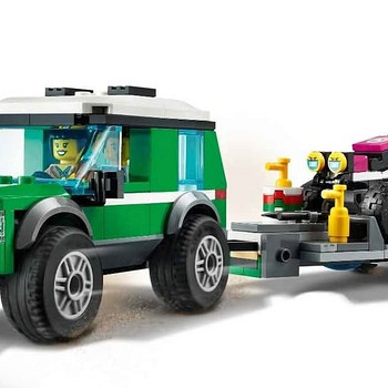 60288 LEGO City Гоночный багги транспортировочный грузовик