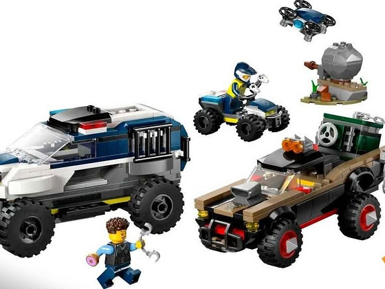 60449 LEGO City Politseiauto ja tagaajamine maastikul