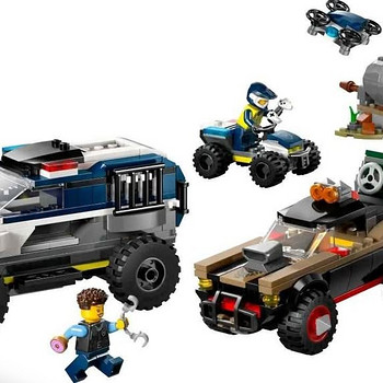 60449 LEGO City Полицейская машина и погоня по бездорожью