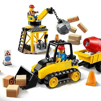 60252 LEGO City Ehitusbuldooser haagisega