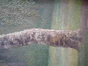 Õlimaal "Lagendik kasega" 44 x 32 (2 foto / 3)