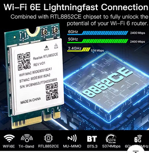 Wi-Fi 6E M.2 + Bluetooth (2 фото из 4)