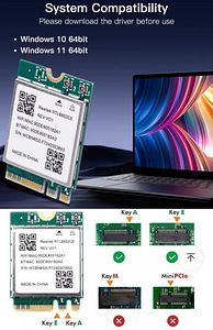 Wi-Fi 6E M.2 + Bluetooth (4 фото из 4)