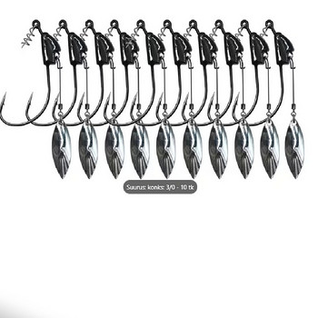Offset konksud Swimbait Bladed 10 tk