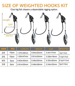 Офсетные крючки Swimbait Bladed 10 шт (3 фото из 6)