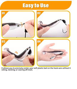 Офсетные крючки Swimbait Bladed 10 шт (4 фото из 6)