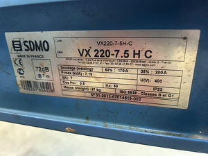 SDMO keevitusgeneraator 7,15kv 400V (5 foto / 5)
