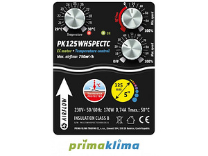 Prima Klima PK125-WHSP ECTC EC Тихий вентилятор Whisperblowe (1 фото из 3)