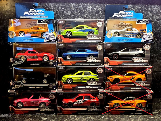 Fast and Furious auto 1/32 Jada Toys
