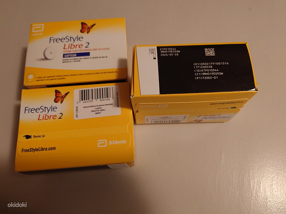 FreeStyle Libre 2 veresuhkru taseme mõõtmise sensor