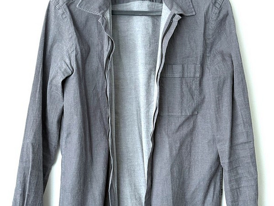 Hugo Boss meeste lukuga särk, hall, M suurus
