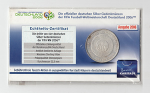 Saksa hõbemünt FIFA 2006 (2 foto / 2)