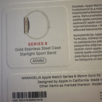 Apple Watch Series 8 45 мм Золотая нержавеющая сталь (сотова
