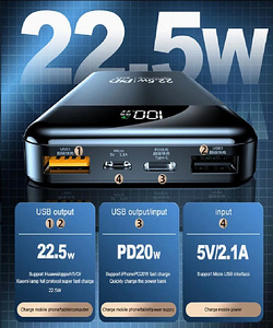AKUPANK 22.5W 20000mah + LED (4 foto / 7)