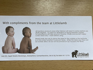 LittleLamb vormiõmmeldud bambusest sisemähkmed (3-9 kg) (8 foto / 10)