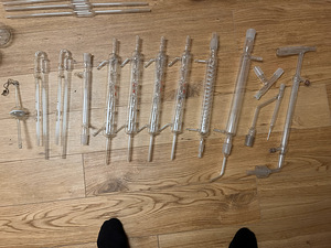 Laboriklaasi ja destilleerimisvarustuse komplekt – soodne (5 foto / 10)