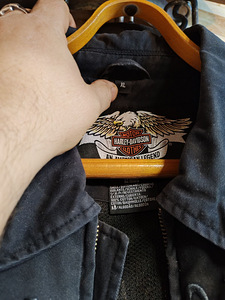 Meeste tekstiiljakk Harley Davidson XL (4 foto / 10)