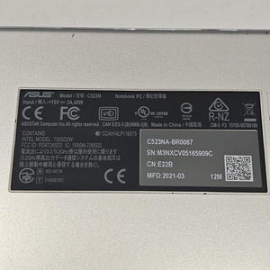 Ноутбук Asus C523N + зарядка (4 фото из 5)