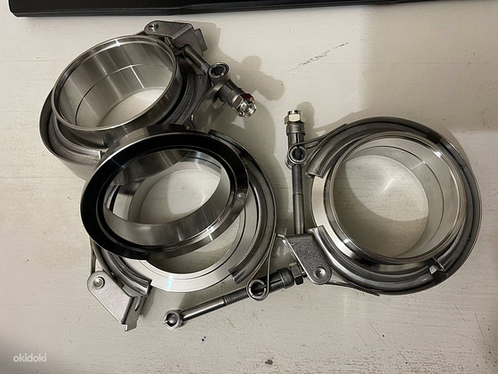 2.5" (63.5mm) V band klambrid roostevabast terasest (304)