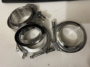 2.5" (63.5mm) V band klambrid roostevabast terasest (304) (1 foto / 2)
