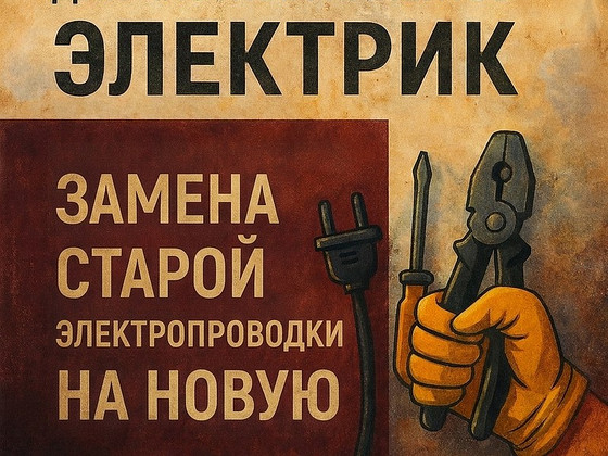 Услуги электрика.
