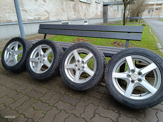 Продам литые диски с зимней резиной или обменяю
