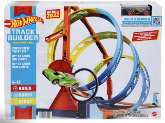 Hot Wheels Track Builder Unlimited Corkscrew Twist Kit