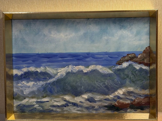"Rannikulaine" Nikolai Shoshin, 2018-2021, õli, lõuendil