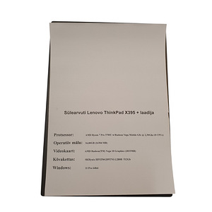Ноутбук Lenovo ThinkPad X395 + зарядка (6 фото из 6)