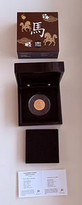 France Year of the horse 50€ 1/4oz Gold Coin 2026 (6 foto / 6)