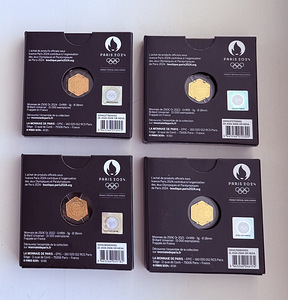 France Gold Coin 250 Eur (3 g) , Olympic games Paris 2024 (2 фото из 2)