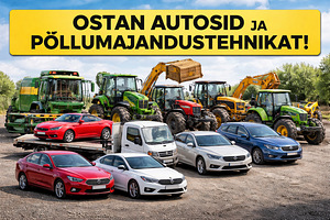Ostan sõiduautosi ja põllumajandustehnikat (1 foto / 1)