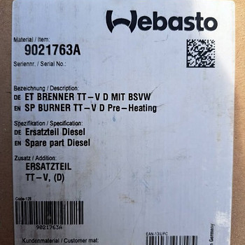 Webasto TTV põleti