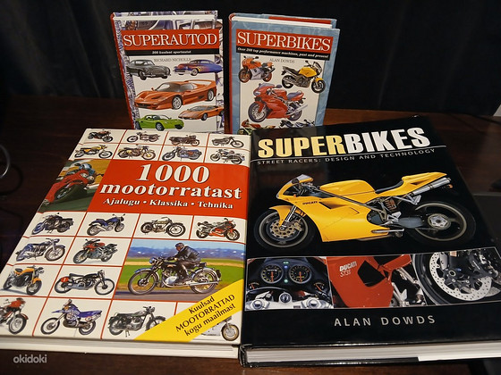 Motoraamatud 4 tk