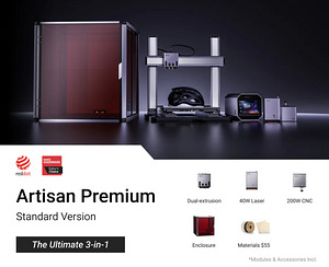 Snapmaker Artisan Premium 3-in-1 3D Printer Laser CNC Frees (1 foto / 9)