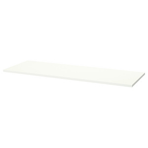 IKEA MITTZON lauaplaat, 120x48cm, valge (3 foto / 5)